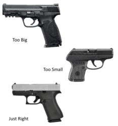 Goldie Glock and the Three Handguns